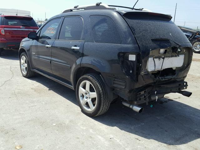 2CKDL537386027025 - 2008 PONTIAC TORRENT GX BLACK photo 3