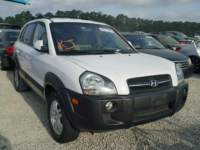 KM8JN12DX7U494958 - 2007 HYUNDAI TUCSON SE WHITE photo 1