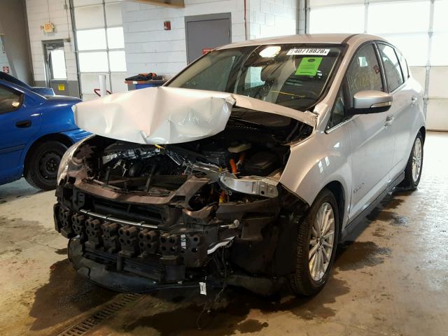 1FADP5BU6DL503911 - 2013 FORD C-MAX SEL SILVER photo 2