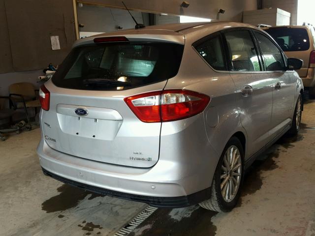 1FADP5BU6DL503911 - 2013 FORD C-MAX SEL SILVER photo 4