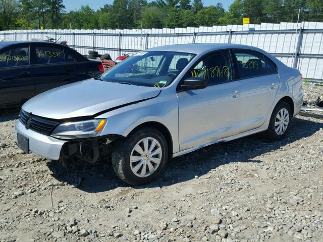 3VW2K7AJXBM347786 - 2011 VOLKSWAGEN JETTA BASE 银色 照片 2