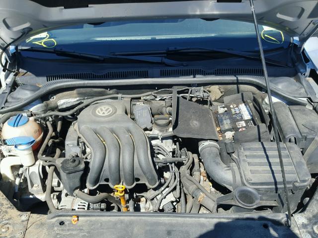 3VW2K7AJXBM347786 - 2011 VOLKSWAGEN JETTA BASE 银色 照片 7