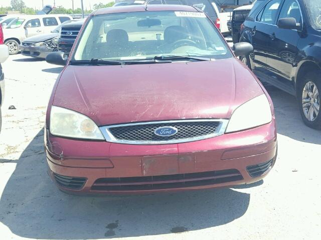 1FAFP34N87W272936 - 2007 FORD FOCUS BURGUNDY photo 9