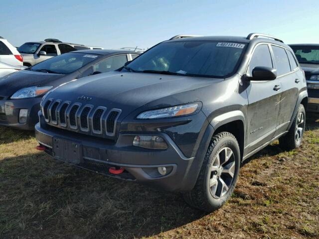 1C4PJMBB1HW528608 - 2017 JEEP CHEROKEE GRAY photo 2