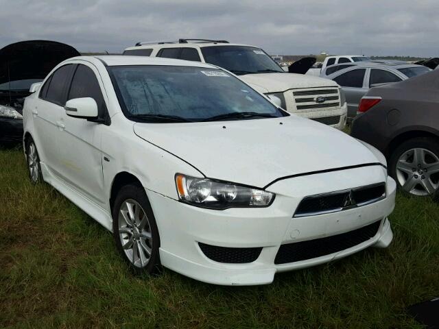 JA32U2FU0FU010952 - 2015 MITSUBISHI LANCER WHITE photo 1