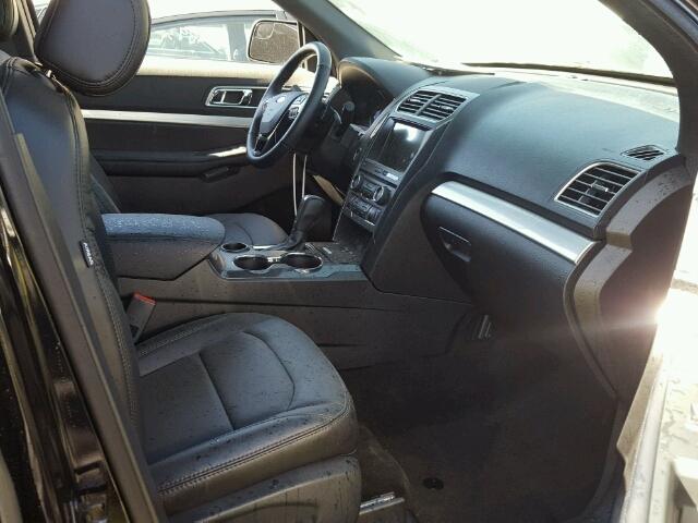1FM5K7D83HGD20873 - 2017 FORD EXPLORER X BLACK photo 5