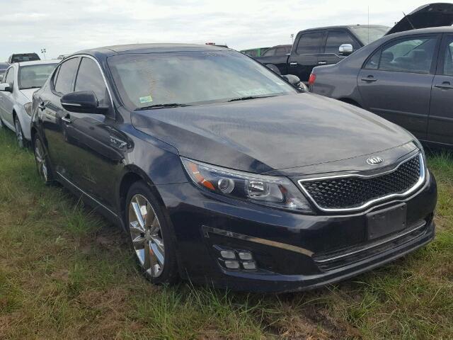 5XXGR4A61FG385039 - 2015 KIA OPTIMA BLACK photo 1