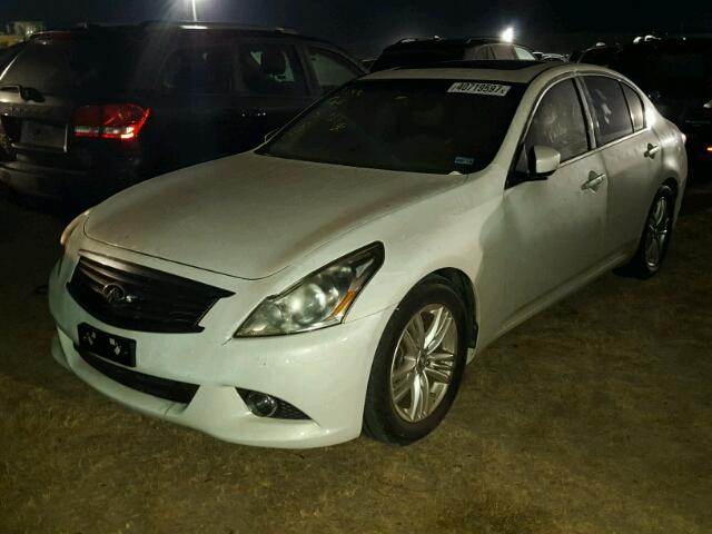 JN1CV6APXCM625082 - 2012 INFINITI G37 WHITE photo 2