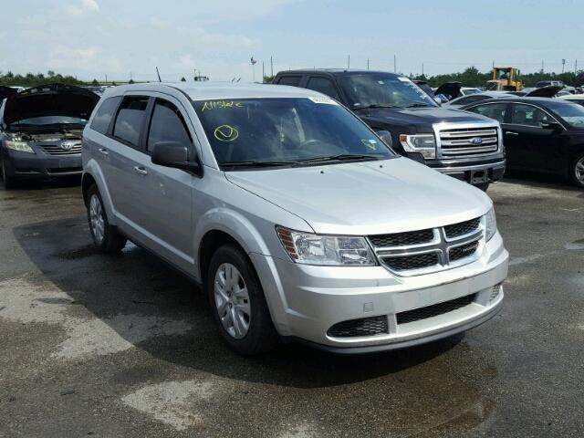 3C4PDCAB9ET135282 - 2014 DODGE JOURNEY SE GRAY photo 1