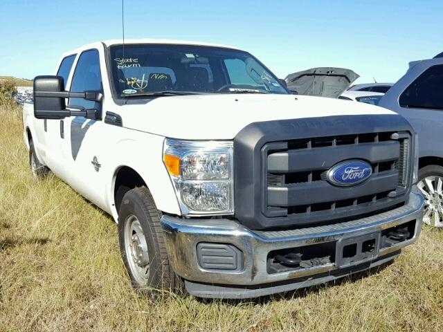 1FT8W3AT3FEB13965 - 2015 FORD F350 WHITE photo 1