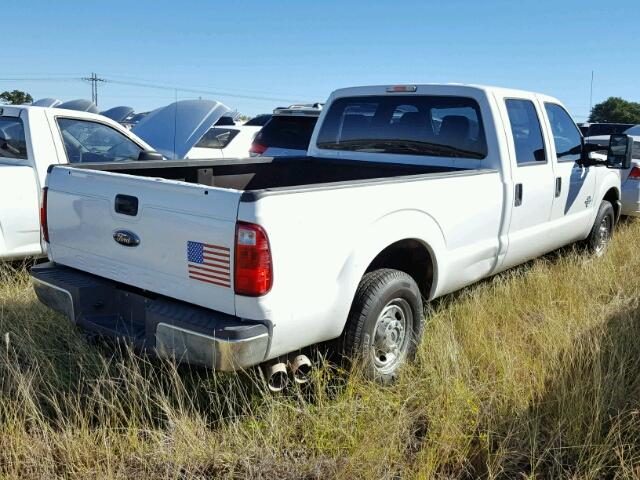 1FT8W3AT3FEB13965 - 2015 FORD F350 WHITE photo 4