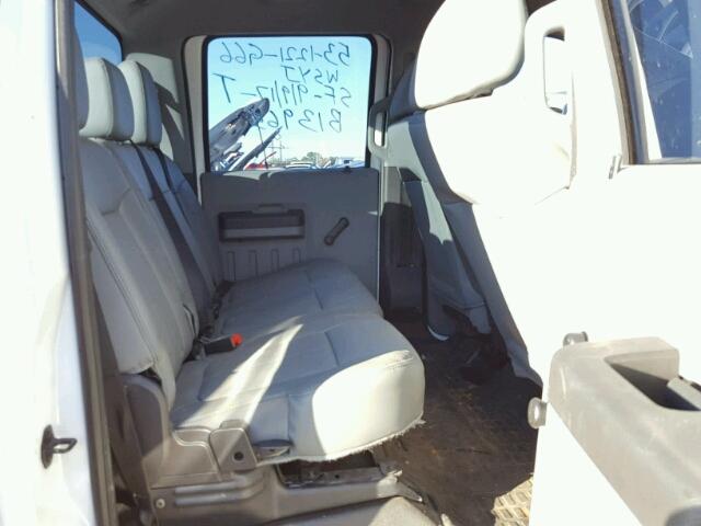 1FT8W3AT3FEB13965 - 2015 FORD F350 WHITE photo 6