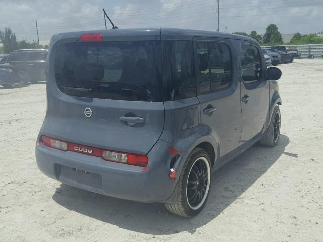 JN8AZ2KR2DT303601 - 2013 NISSAN CUBE S GRAY photo 4