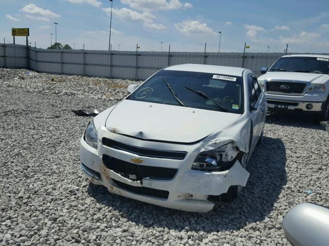 1G1ZC5E06CF194550 - 2012 CHEVROLET MALIBU 1LT WHITE photo 2