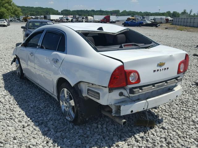 1G1ZC5E06CF194550 - 2012 CHEVROLET MALIBU 1LT WHITE photo 3
