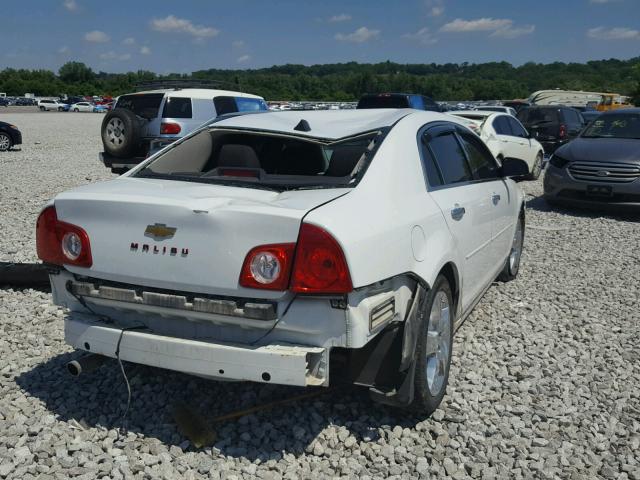 1G1ZC5E06CF194550 - 2012 CHEVROLET MALIBU 1LT WHITE photo 4