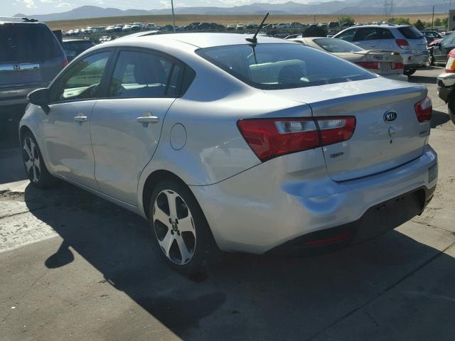 KNADN4A3XC6088153 - 2012 KIA RIO GRAY photo 3