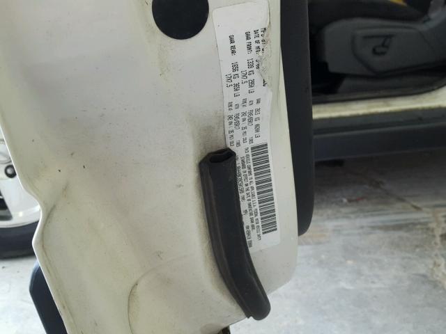 1J8HH48K39C501509 - 2009 JEEP COMMANDER WHITE photo 10