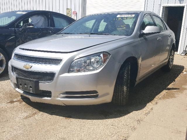 1G1ZC5EB5AF133768 - 2010 CHEVROLET MALIBU 1LT 银色 照片 2