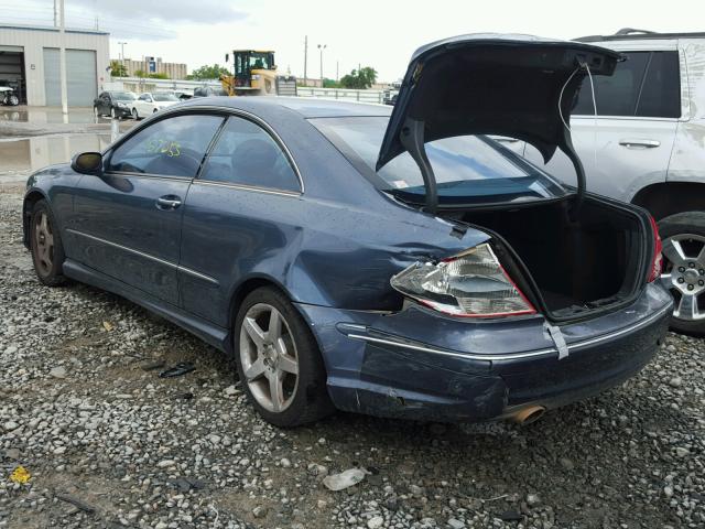 WDBTJ75JX5F161298 - 2005 MERCEDES-BENZ CLK 500 BLUE photo 3