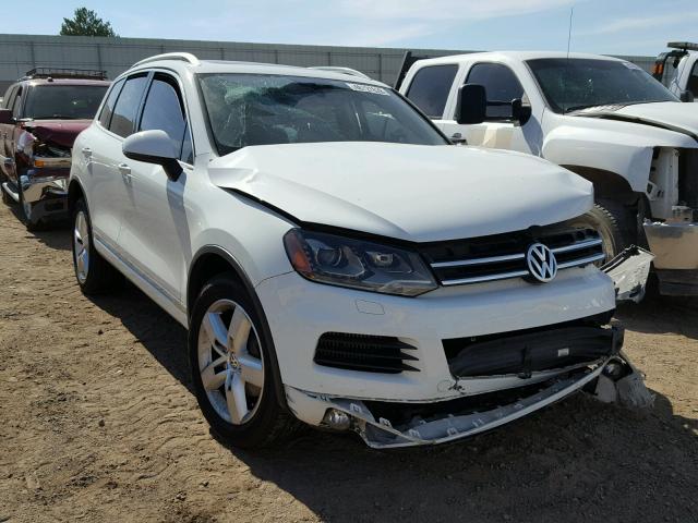 WVGEP9BP3DD005073 - 2013 VOLKSWAGEN TOUAREG V6 WHITE photo 1