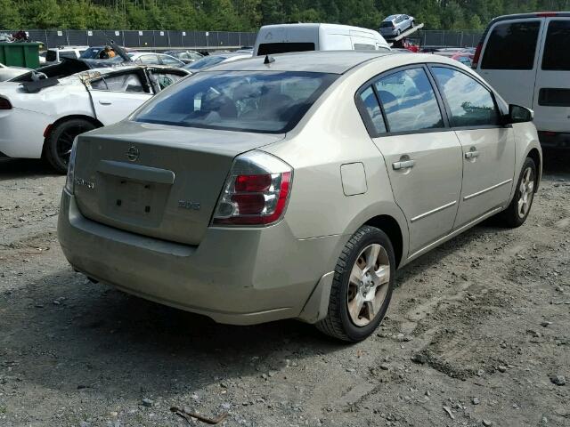 3N1AB61E77L663898 - 2007 NISSAN SENTRA 2.0 BEIGE photo 4