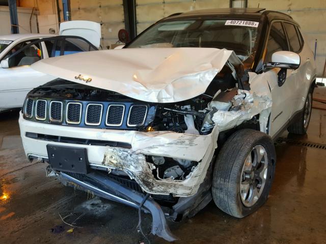 3C4NJDCB1HT681033 - 2017 JEEP COMPASS LI WHITE photo 2