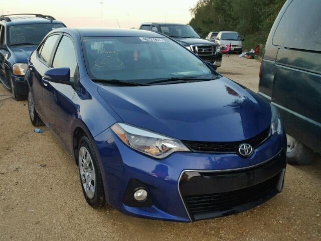 5YFBURHE4FP203070 - 2015 TOYOTA COROLLA L BLUE photo 1