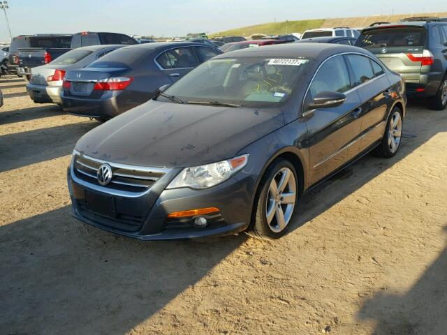 WVWHN7AN5CE503506 - 2012 VOLKSWAGEN CC LUXURY CHARCOAL photo 2