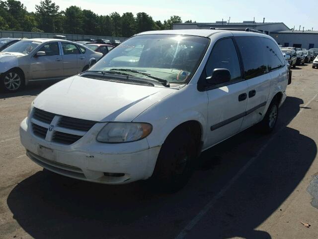 1D8GP24R07B242544 - 2007 DODGE GRAND CARA WHITE photo 2