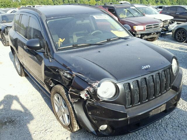 1J8FT47W38D570204 - 2008 JEEP COMPASS SP BLACK photo 1