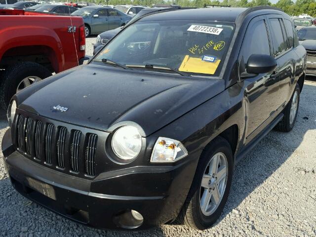 1J8FT47W38D570204 - 2008 JEEP COMPASS SP BLACK photo 2
