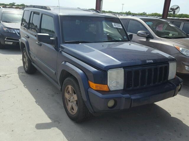 1J8HH48N26C107022 - 2006 JEEP COMMANDER BLUE photo 1