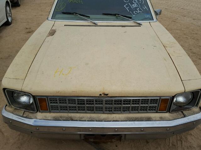 1X69D8W170842 - 1978 CHEVROLET NOVA TAN photo 7