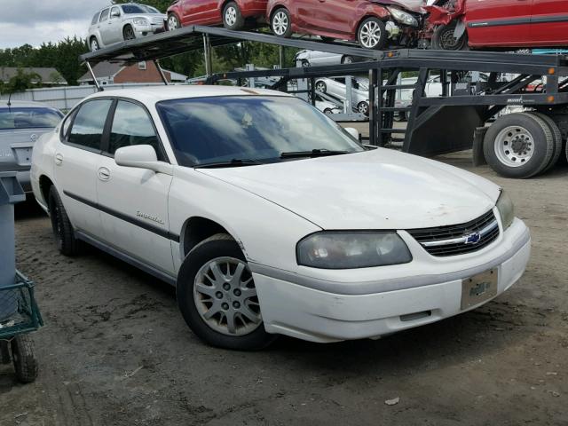 2G1WF52E629178768 - 2002 CHEVROLET IMPALA WHITE photo 1