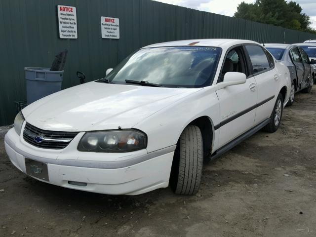 2G1WF52E629178768 - 2002 CHEVROLET IMPALA WHITE photo 2