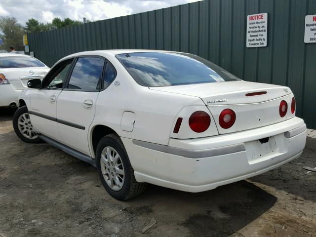 2G1WF52E629178768 - 2002 CHEVROLET IMPALA WHITE photo 3