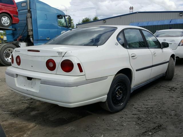 2G1WF52E629178768 - 2002 CHEVROLET IMPALA WHITE photo 4