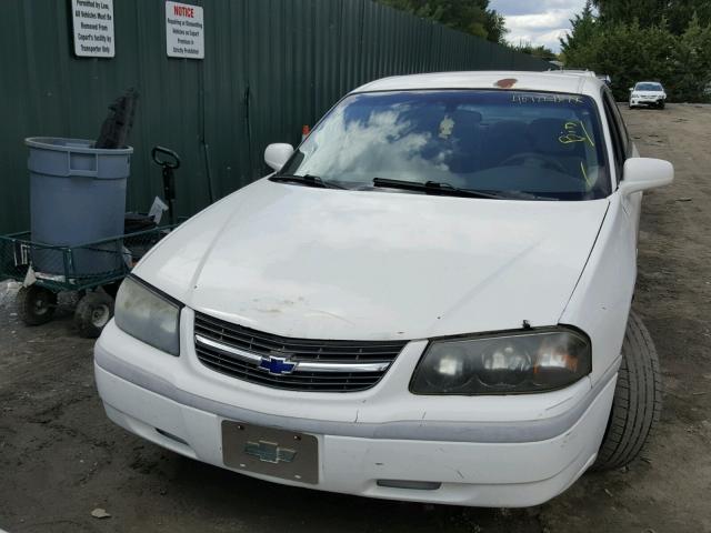 2G1WF52E629178768 - 2002 CHEVROLET IMPALA WHITE photo 9