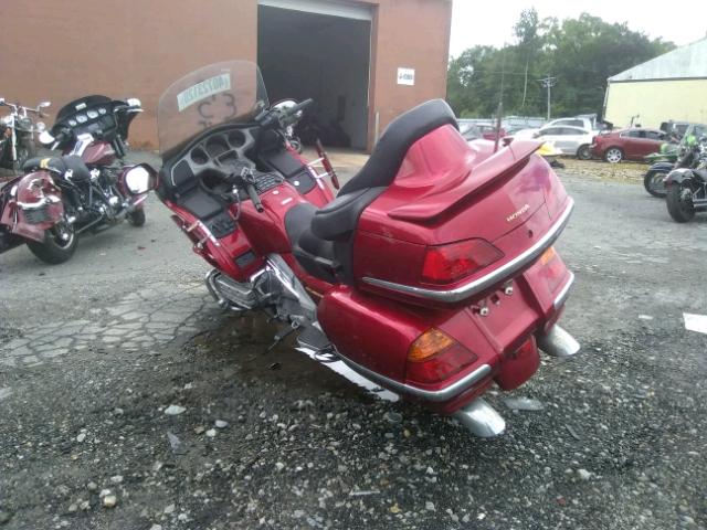 1HFSC47483A200385 - 2003 HONDA GL1800 A BURGUNDY photo 3