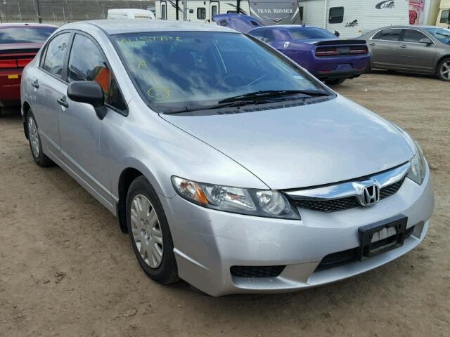 19XFA1F39AE079658 - 2010 HONDA CIVIC SILVER photo 1