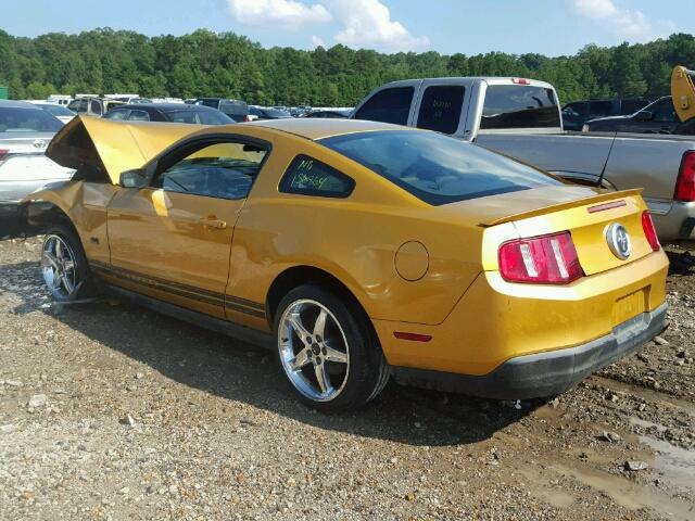 1ZVBP8AN0A5133355 - 2010 FORD MUSTANG GOLD photo 3