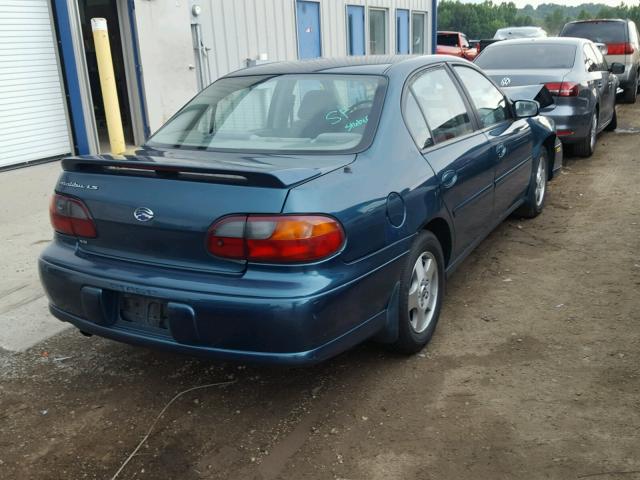1G1NE52J42M598091 - 2002 CHEVROLET MALIBU LS TEAL photo 4