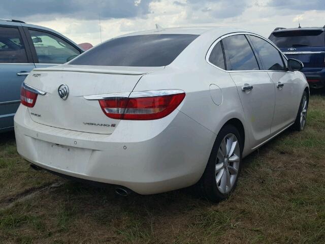 1G4PT5SV7E4103956 - 2014 BUICK VERANO WHITE photo 4