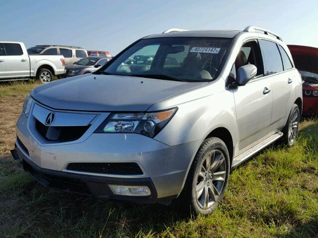 2HNYD2H6XCH511561 - 2012 ACURA MDX ADVANC ვერცხლისფერი ფოტო 2