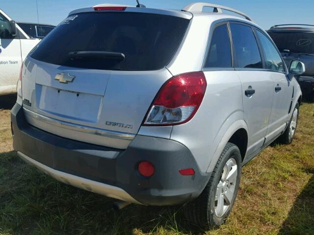 3GNAL2EK4CS632151 - 2012 CHEVROLET CAPTIVA SILVER photo 4