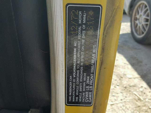 1332405817 - 1973 VOLKSWAGEN NEW BEETLE 黄色 照片 10