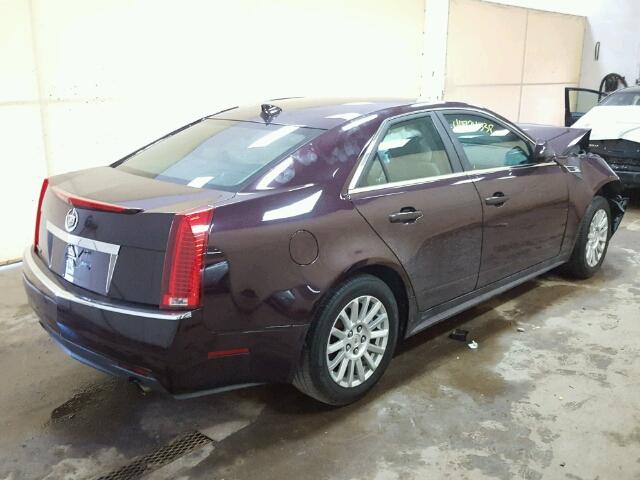1G6DA5EG9A0109255 - 2010 CADILLAC CTS PURPLE photo 4