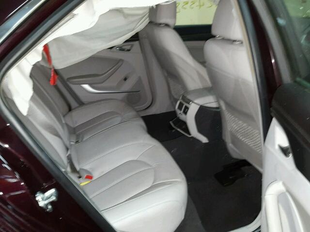 1G6DA5EG9A0109255 - 2010 CADILLAC CTS PURPLE photo 6