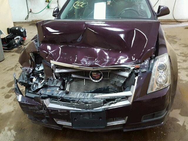 1G6DA5EG9A0109255 - 2010 CADILLAC CTS PURPLE photo 7